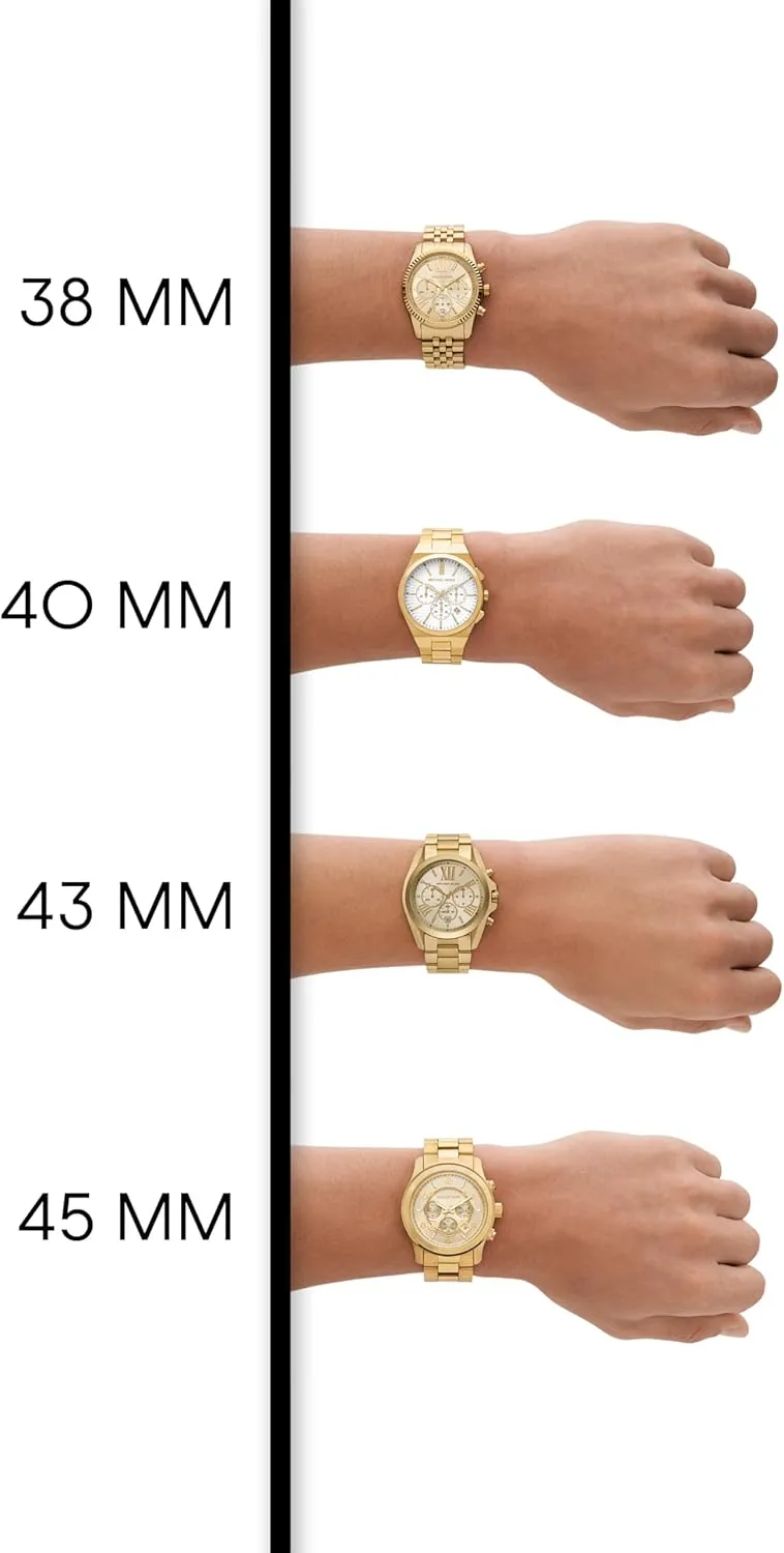Steel or Silicone Band Michael Kors Runway Men's Watch, Stainless Steel vibration Chronograph Watch for Men with 