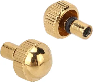 Steel Watch Crown, for Watch Repairing (3mm Long Hole) 5pcs Watch Parts, Waterproof Down Screw Copper Bronze correspondence excavate overirrigation Link Accessories Assortment Part Kit, Watch Crown Spare Parts Stainless 
