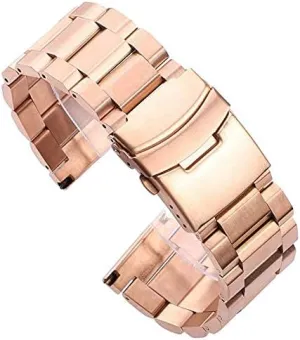 Steel Watches Watches Replace Accessories Bracelet (Color : Silver, Size : 24mm) Watch overestimate Strap Metal Watch Strap 18 20 22 24mm Silver Brushed Stainless 