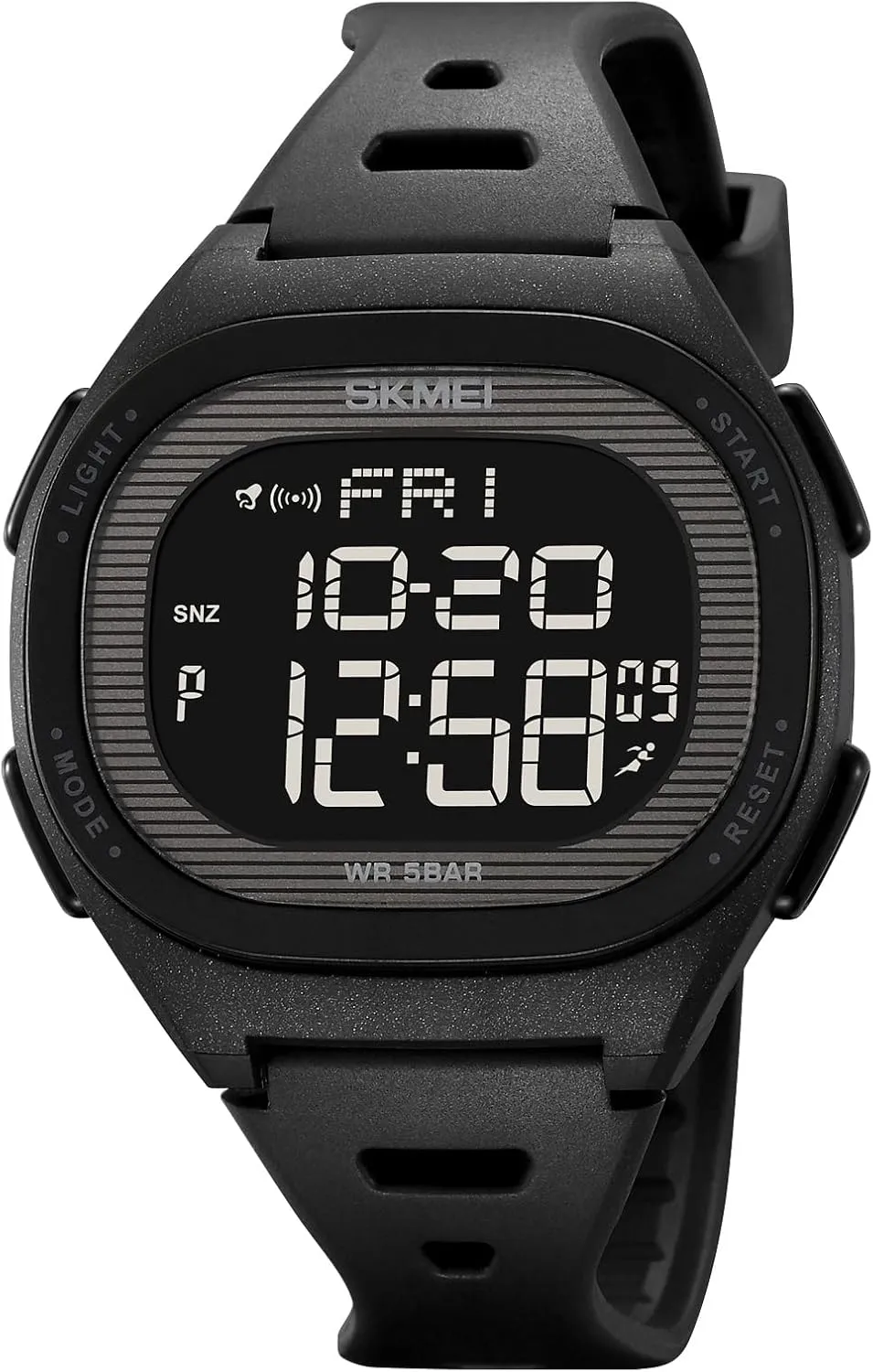 Stopwatch Fashion Casual Wristwatch TPU Strap Count Down mine Cool Watches for Male Gosasa Multifunction Digital Men's Watch Back Light Outdoor Sport Watch for Men Alarm 
