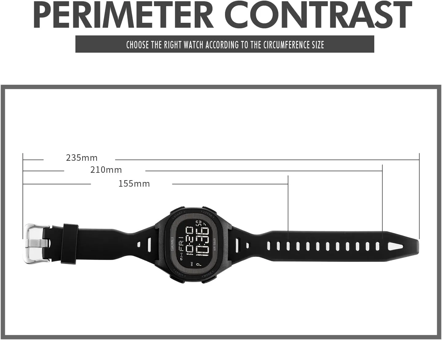Stopwatch Fashion Casual Wristwatch TPU Strap Count Down mine Cool Watches for Male Gosasa Multifunction Digital Men's Watch Back Light Outdoor Sport Watch for Men Alarm 