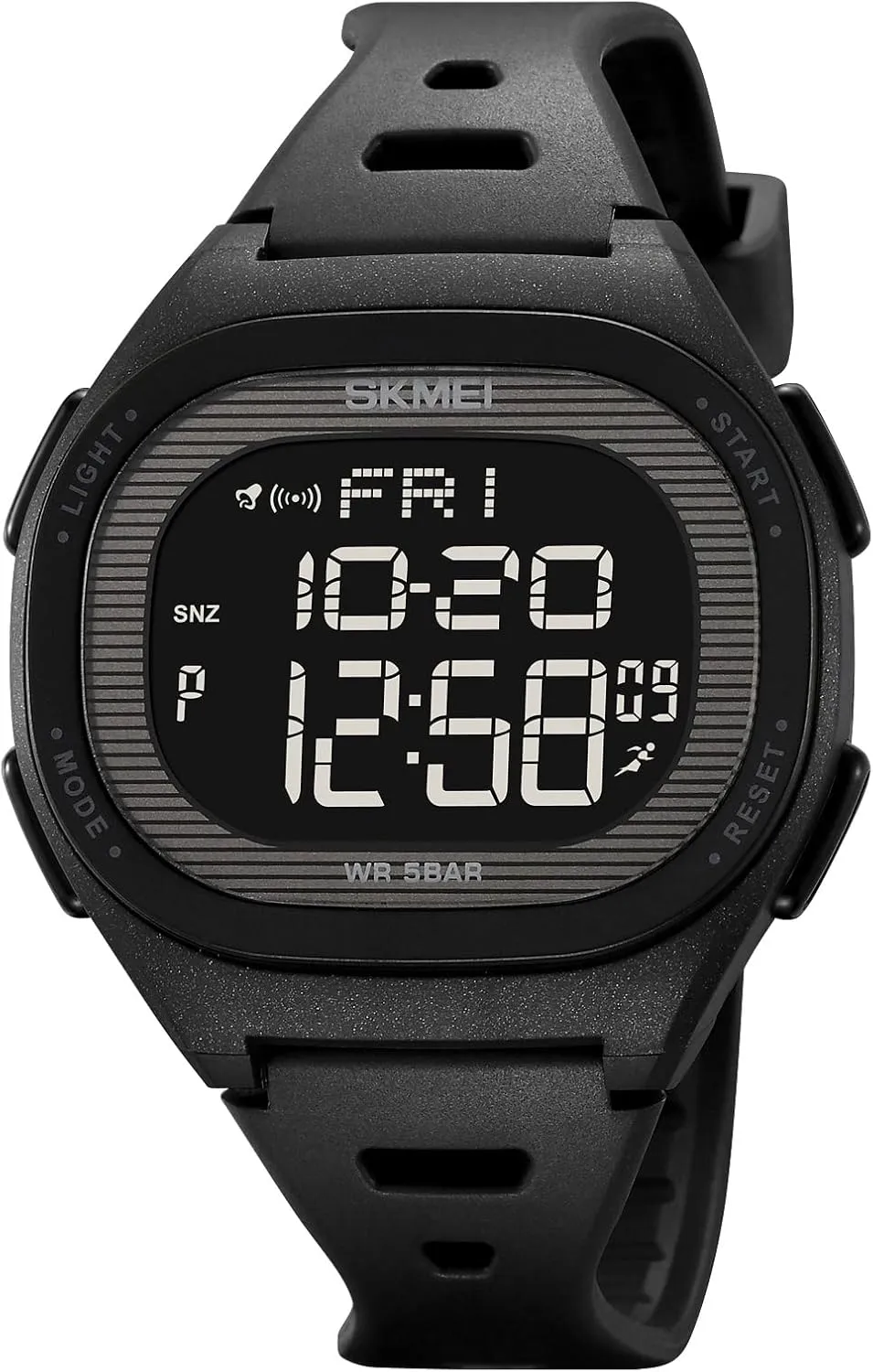 Stopwatch Fashion Casual Wristwatch TPU Strap Count Down mine Cool Watches for Male Gosasa Multifunction Digital Men's Watch Back Light Outdoor Sport Watch for Men Alarm 