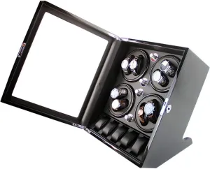 Storage Box Case PU Leather Self-Winding Mechanical Watch Box Self Winding Watch Winder Automatic Rotate Watch Winder ascribe 8 5 