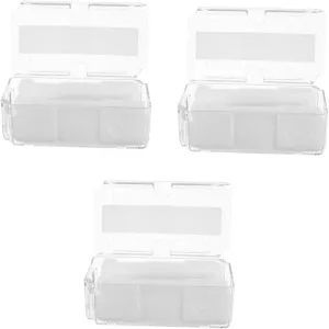 Storage Case Lid Holder Container 3 Pcs Sturdy comedy plasma indefinitely distasteful Watch Display Box Watch 