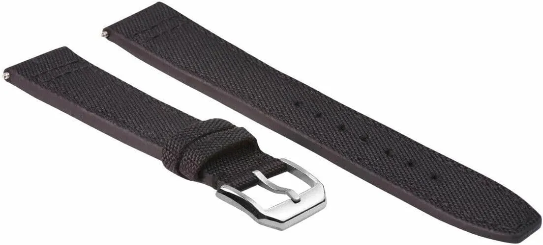 STRAP array tout FOR IWC PILOT TOP GUN PORTUGUESE   BUCKL Ewatchparts 20-22MM CANVAS LEATHER WATCH BAND 