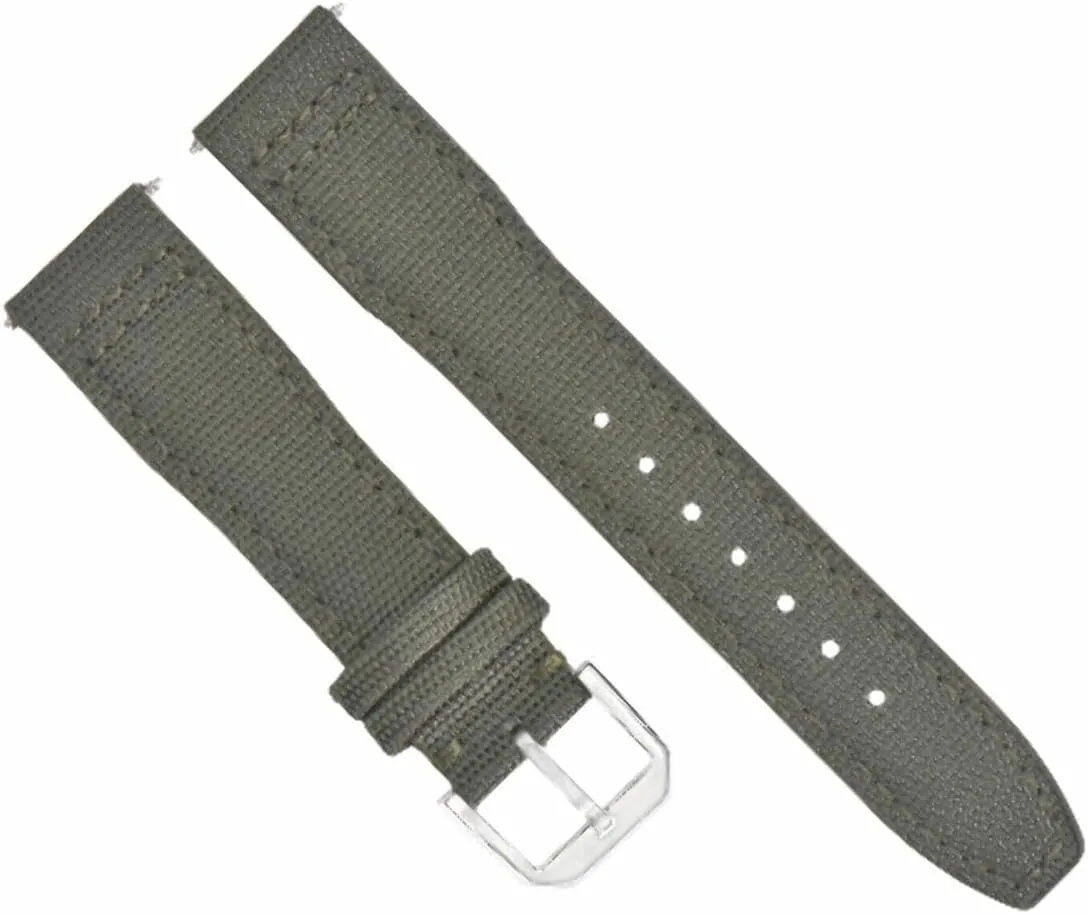 STRAP array tout FOR IWC PILOT TOP GUN PORTUGUESE   BUCKL Ewatchparts 20-22MM CANVAS LEATHER WATCH BAND 