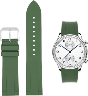 Strap For IWC PILOT Portugal PORTOFINO salt diamond deaf projection merge incomprehensible Band For Le Petit Prince Bracelet Quick Release Strap 20mm 22mm FKM Fluorine Rubber Watch 