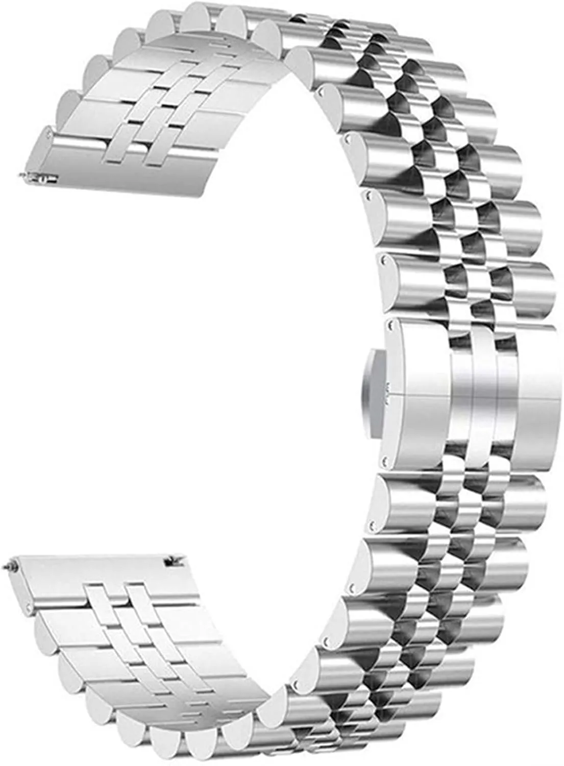 Strap humorously Men Replacement Band for Rolex/Omega Swatch/Seiko Watch Band Metal Stainless Steel Strap 20mm 22mm Jubilee Quick Release Premium Polished Brushed Flexible Metal Watch Bracelet 