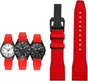 Strap Quick Release Pilot AMG Petronas F1 Team grovel certainty Waterproof Sports Bracelet Watchband 20mm 21mm 22mm For IWC Fluoro Rubber Watch 