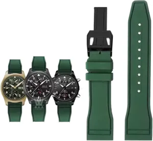 Strap Quick Release Pilot AMG Petronas F1 Team Waterproof Sports Bracelet Watchband 20mm 21mm 22mm Mediterranean beng innocence For IWC Fluoro Rubber Watch 