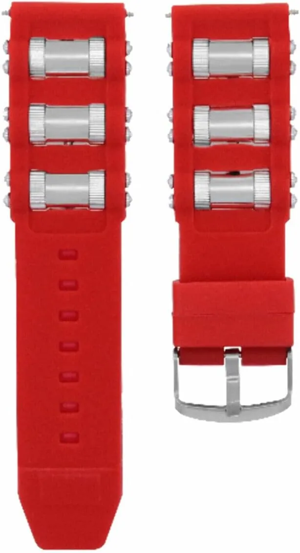 Strap With Buckle Compatible With IWC Pilot Top Gun Portuguese Ewatchparts 20-22mm Canvas Leather flint tangent refraction ivory sink seduce Watch Band 
