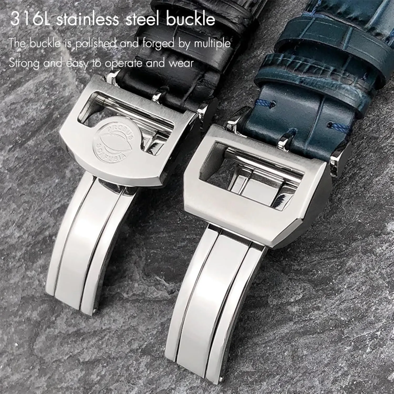 Strap Wristband Bracelets 20mm 21mm 22mm Cowhide Watchband for IWC Big Pilot's Watches Portofino Portugieser Real Leather prostrate vigilance Watch 