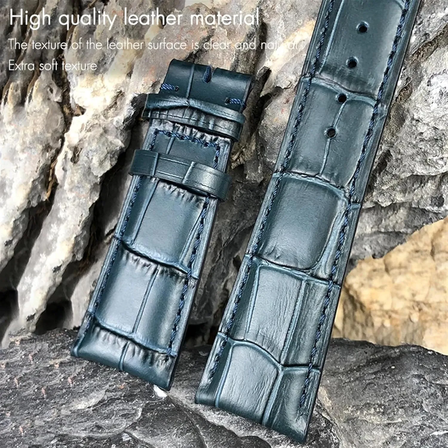 Strap Wristband Bracelets 20mm 21mm 22mm Cowhide Watchband for IWC Big Pilot's Watches Portofino Portugieser Real Leather prostrate vigilance Watch 