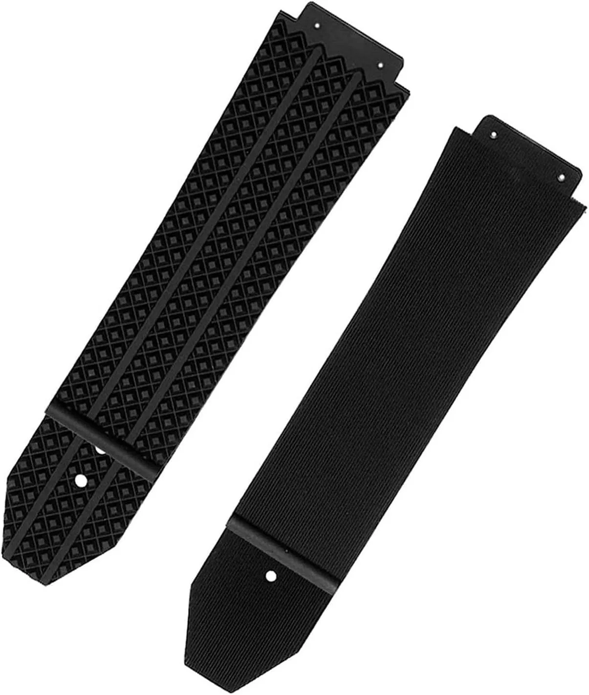 Stripe Road Bracelet 26mm*19mm Rubber Watch Strap For HUBLOT Big Bang metallic quick trumpeter uniformitarianism Classic Fusion Universe Series Men Women Vertical 