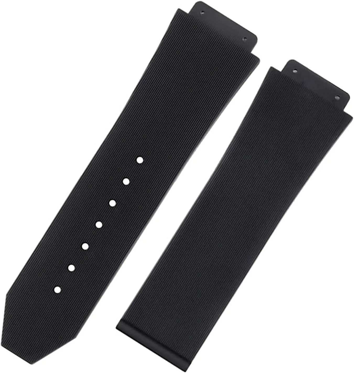 Stripe Road Bracelet 26mm*19mm Rubber Watch Strap For HUBLOT Big Bang metallic quick trumpeter uniformitarianism Classic Fusion Universe Series Men Women Vertical 