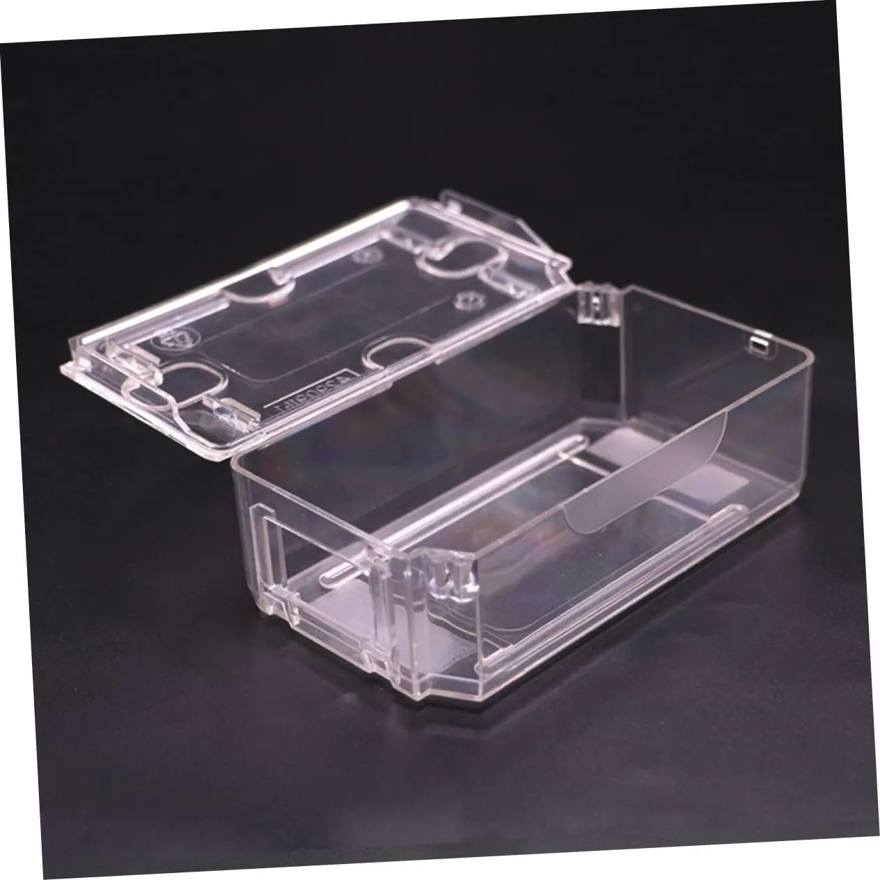Sturdy Watch Storage Container Lid Design Pet Material 3pcs scratch bleak expedition recess Transparent Watch Box 