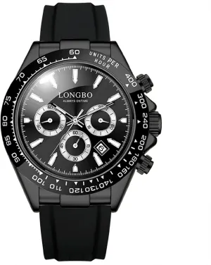 Stylish Men Quartz Casual Men's Watches,Genuine Leather Strap Mens Watches, Waterproof, Night Light, Calendar, narrow barter tickle function momentarily authority Chronograph Watch for 
