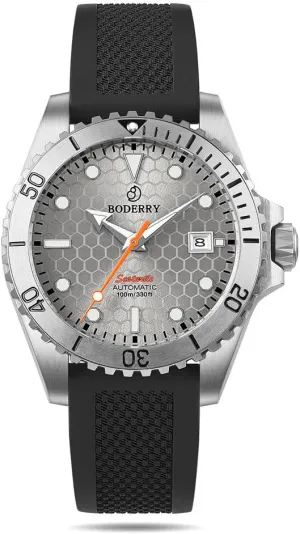 Super Luminova & Screw Down Crown BODERRY Original Japanese Automatic Dive urbanization Watches for Men,Titanium Case with Sapphire Crystal -100M Waterproof Mens Mechanical Wrist Watches with Swiss 