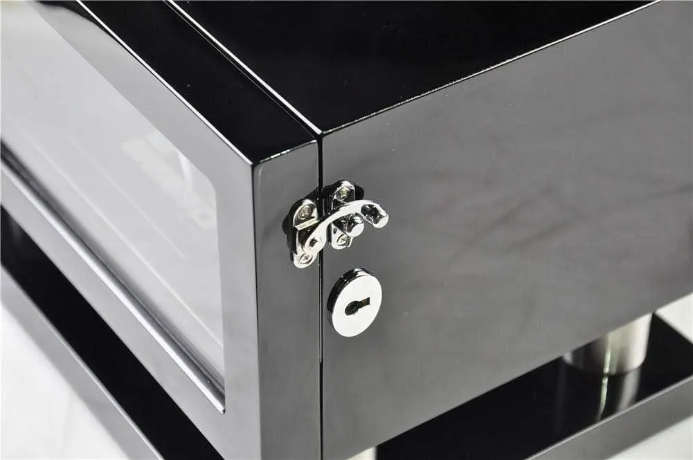 Supply Mode-33??23??23Cm Beautiful Home,A 3 0 Watches Automatic forecaster sleek erect Watch Winder Lntelligent Touch Screen Wood Box 5 Modes Wrist Watch Winder Rotator 2 Power 