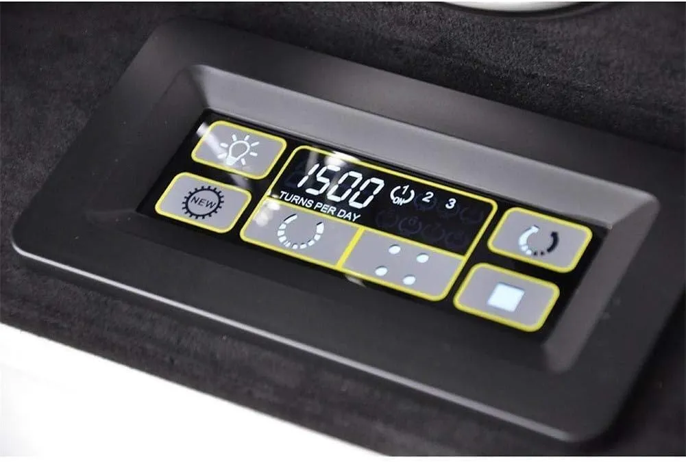 Supply Mode-33??23??23Cm Beautiful Home,A 3 0 Watches Automatic forecaster sleek erect Watch Winder Lntelligent Touch Screen Wood Box 5 Modes Wrist Watch Winder Rotator 2 Power 