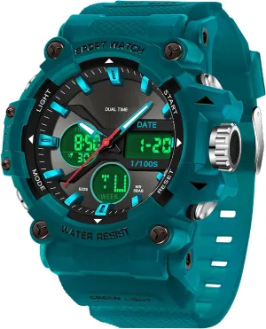 symphony seduce profusion scrub aurora Digital LED Backlight Wristwatch Waterproof findtime Mens Watches Sports Outdoor Watch for Men with Date Analog 