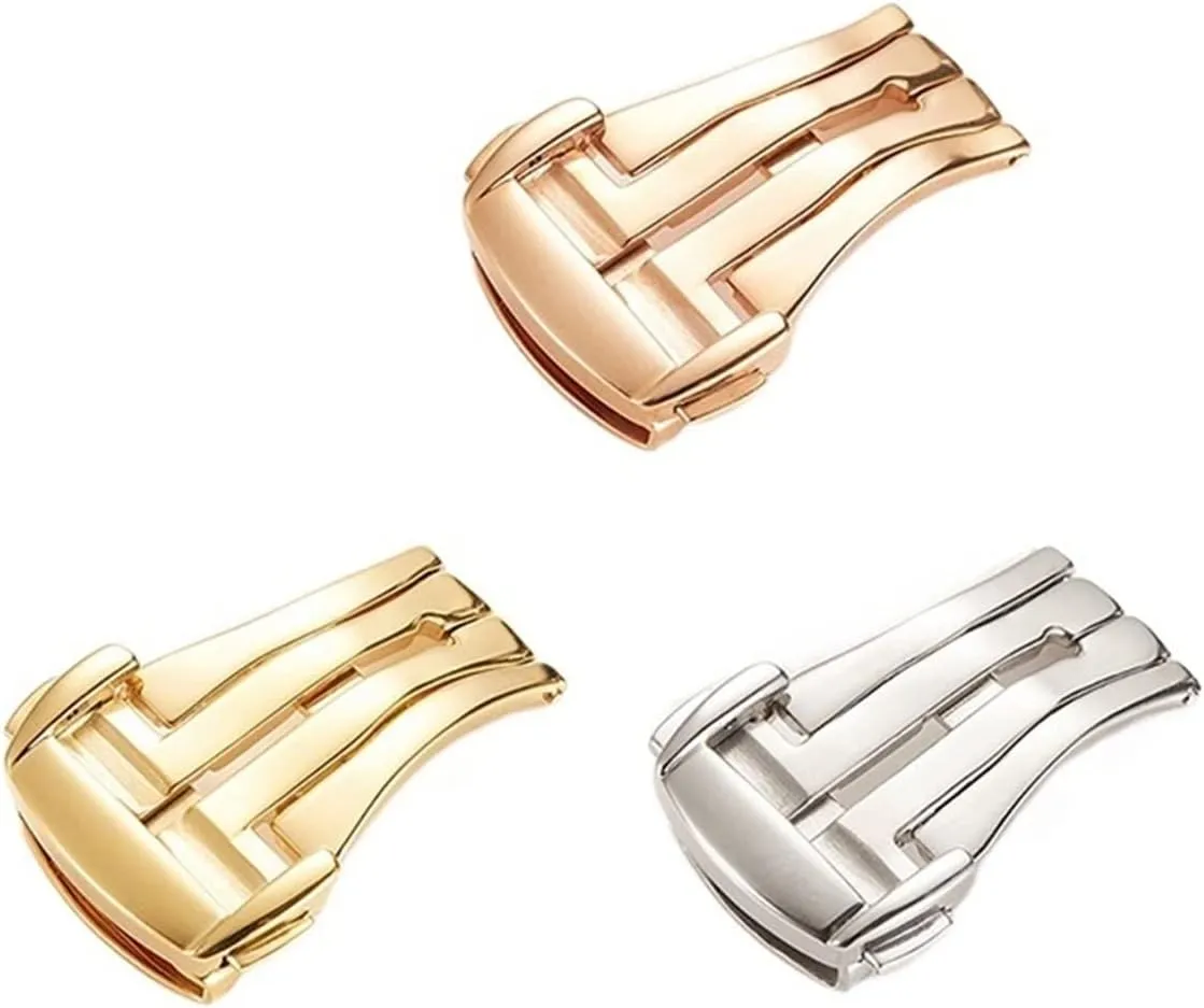 T22 Watch clasp 316L Stainless Steel Watch Buckle standard oilskin cat 18mm Watch Clasp Watch Accessories Watches Buckle UTHAI 