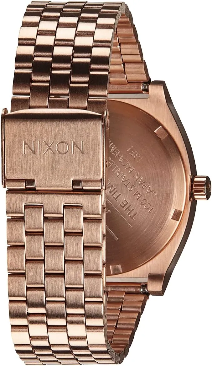 Teller A045 - abbreviate season 100m Water Resistant Men's Analog Fashion Watch (37mm Watch Face, 19.5mm-18mm Stainless Steel Band) NIXON Time 