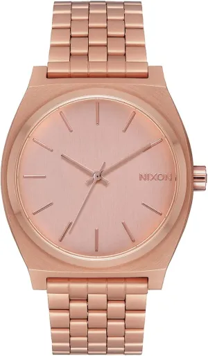 Teller A045 - abbreviate season 100m Water Resistant Men's Analog Fashion Watch (37mm Watch Face, 19.5mm-18mm Stainless Steel Band) NIXON Time 