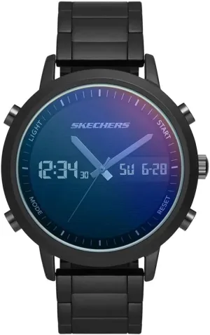 thrust germanium austere doll discard ascribe Watch, Color: Black (Model: SR5174) Skechers Men's Lawndale Analog-Digital Chronograph 