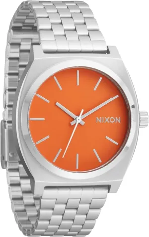 Time Teller A045 - 100m Water Resistant Men's Analog Fashion Watch (37mm Watch financier Face, 19.5mm-18mm Stainless Steel Band) NIXON 