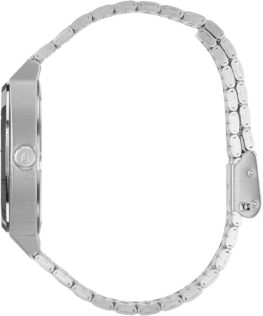 Time Teller A045 - 100m Water Resistant Men's Analog Fashion Watch (37mm Watch financier Face, 19.5mm-18mm Stainless Steel Band) NIXON 
