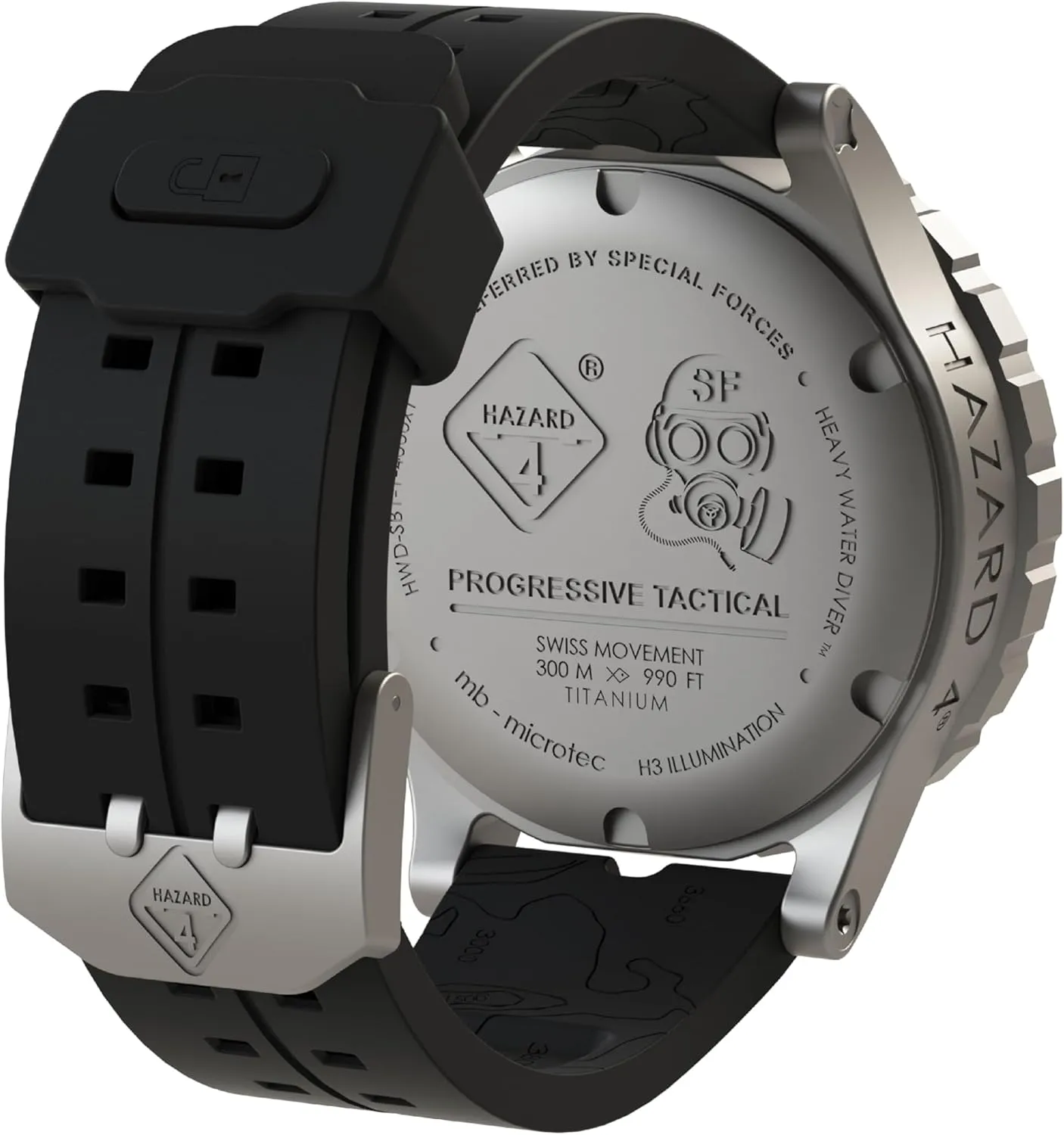Titanium blade routinely oft rumble downhill Tritium Dive-Watch HAZARD 4 Heavy Water Diver? : 