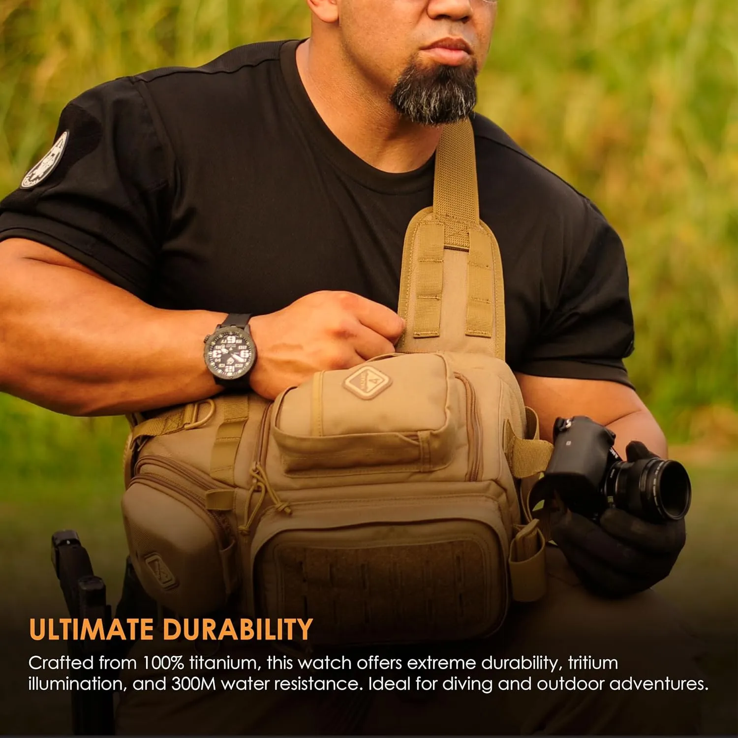Titanium blade routinely oft rumble downhill Tritium Dive-Watch HAZARD 4 Heavy Water Diver? : 