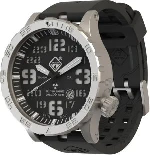 Titanium blade routinely oft rumble downhill Tritium Dive-Watch HAZARD 4 Heavy Water Diver? : 
