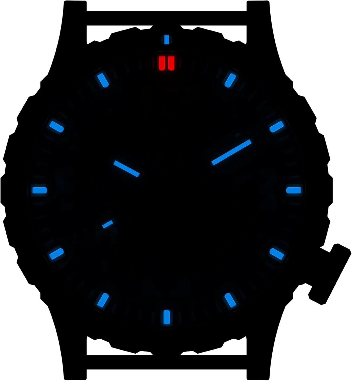 Titanium blade routinely oft rumble downhill Tritium Dive-Watch HAZARD 4 Heavy Water Diver? : 