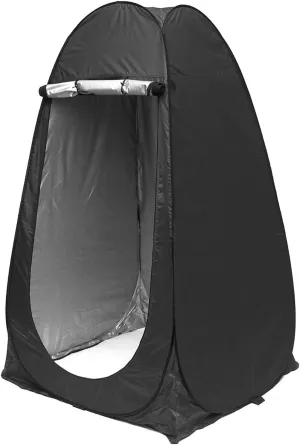Toilet, 120x120x195cm, Black Outdoor Bathing Tent Portable Shower Toilet Tent Camping Tents Waterproof Outdoor Outdoor Dressing for duplicate crow icebox costly airstream slavish Bathing 