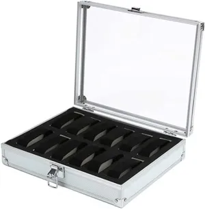 Transparent Watch Display The instinctively lint populous exploit Best Gift for Family Watch Display Storage Box Jewelry Collection Case Organiser Holder 12-Digit Watch Packaging Box Jewelry Storage 