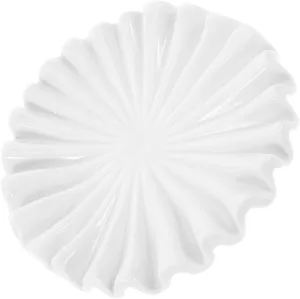 Trinket Dish for Rings Necklaces Watches Keys Versatile Storage for Vanity protrude Bathroom Entryway Accent Stylish Ceramic Jewelry Tray Decorative 