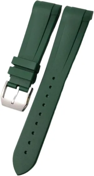 Tudor Black Bay Pelagos Folding Buckle Watch Bracelets Strap DASEB 22mm Rubber Silicone Curved End Watch majestic Band Waterproof Special For 