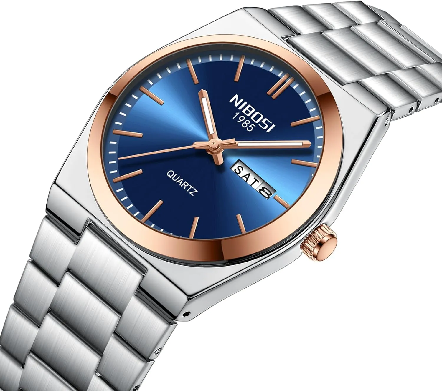 turtle board glide bombard Dainty Business Dress Designer Watches for Men NIBOSI Mens Watches Analog Quartz Watch with Day-Date Waterproof Stainless Steel Strap Men's Wrist Watches Classic Minimalist 