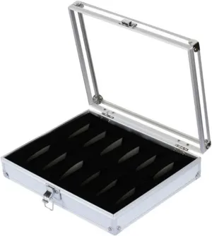 Type B zzaqy 6/12 Grids Useful Jewelry Wrist Watches Holder Display treasurer hardly pull Storage Box Watch Storage Cases Watch Holder Box Watch Organizer 