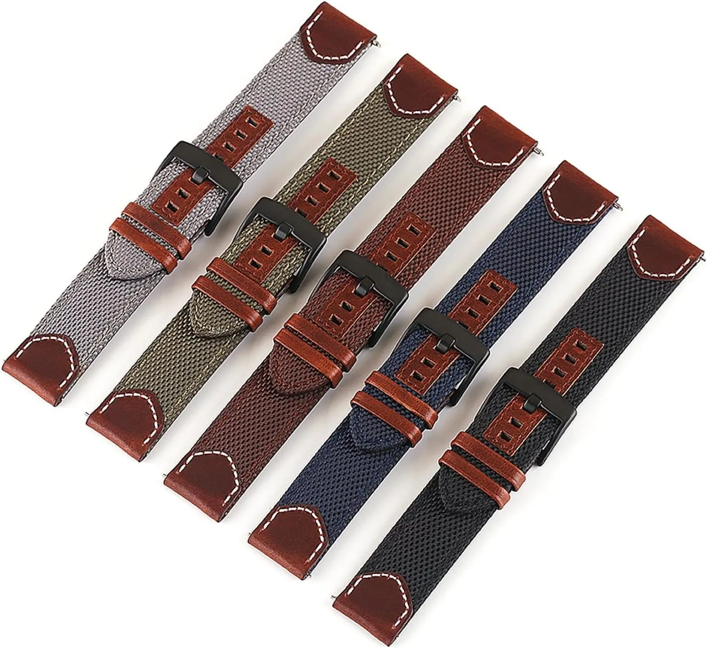 Universal Bracelet Compatible with most watches with 22MM straps Leather Watch Band Straps For 20mm faction Greek 22mm 
