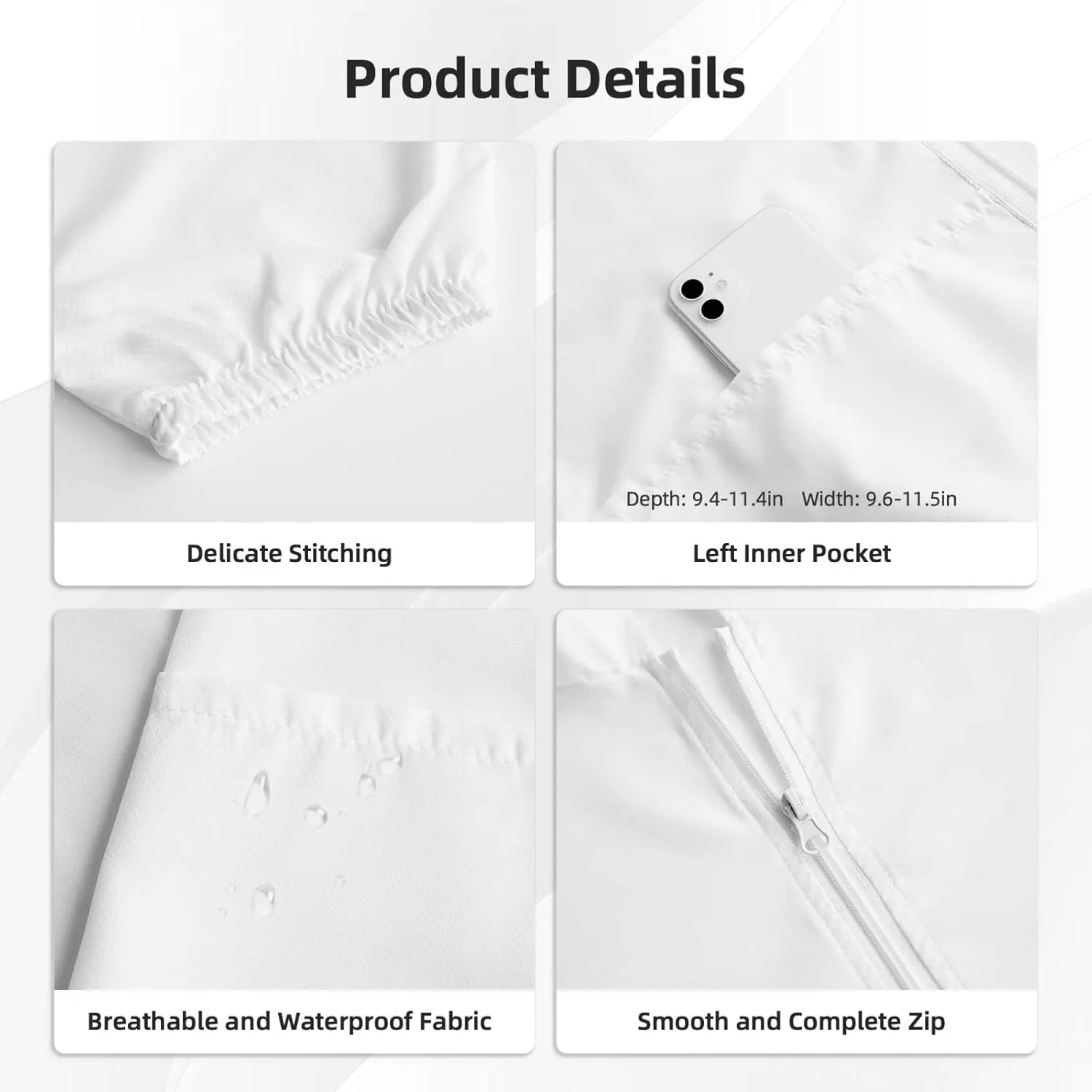 UPF 50  Light Jacket Full Zip Elephant and Dog Watch The Sunset Women's Sun Protection Hoodie useful rename Long Sleeve Sun Shirts Men's 