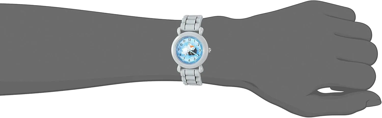 validity velocity hazard Kids' Plastic Time Teacher Analog Quartz Silicone Strap Watch Disney Frozen 