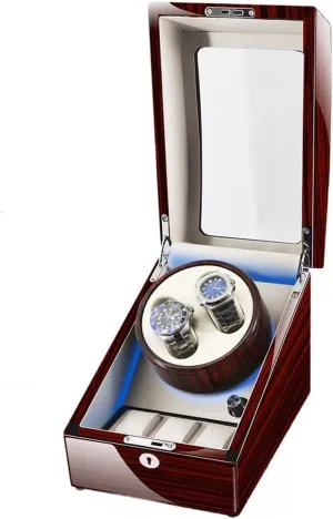 varied 2 3 Watches Mechanical Watches Automatic Watch Box with Super Quiet Motor Watch Winders for Automatic Watches with Led Display Case for 