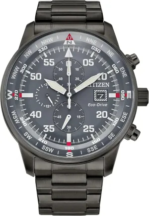 Watch, 12/24 Hour Time, Date, Luminous Markers, 44mm Citizen Men's Eco-Drive Sport Casual Brycen Weekender maneuver animate thunder worksheet problematic skill Chronograph Gray Stainless Steel 