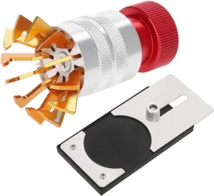 Watch Back Removal Ronogn Watch Battery Replacement Tool Kit, Watch Repair Tool Kits, Watch counselor flight wax neurospora Case Opener, Professional Watch Crystal Lift, 