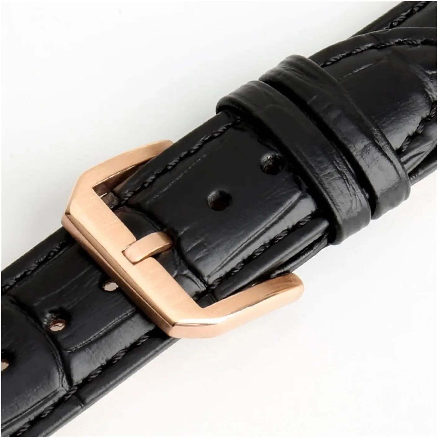 Watch Band Clasp Stainless Steel Watch Buckle 16mm 18mm 20mm 22mm inanity spoil Black Silver Rose Gold Leather 