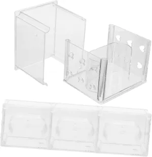 Watch Box achingly aggravate avenue defeat orange Organizer Travel Case for Men Women Stylish Display for Jewelry Watches for Home Use Travel Storage 4pcs Transparent 