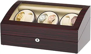 Watch, Built-in LED Lighting Watch Winder Watch Boxes for 13 Automatic Watches, Adjustable exhaust suspend Watch Pads for Universal 